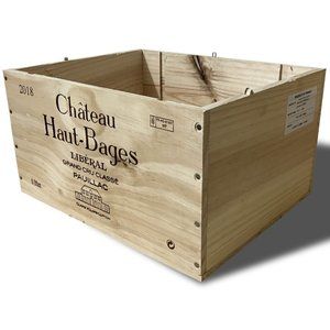 French wine crate, wood crate, wooden wine crate